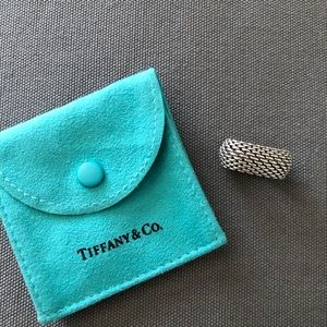 Mesh T&Co Ring Size 6